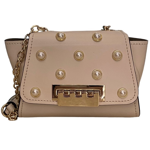 💐11 x HOST PICK💐 NWT ZAC Zac Posen Leather Eartha Mini Chain Crossbody - Picture 9 of 12